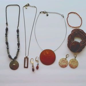 Jewelry 7pc lot Ethnic & Vintage vibe pre-owned